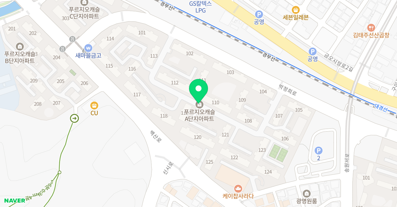 아트앤하트 구미송정동물원교육원 위치