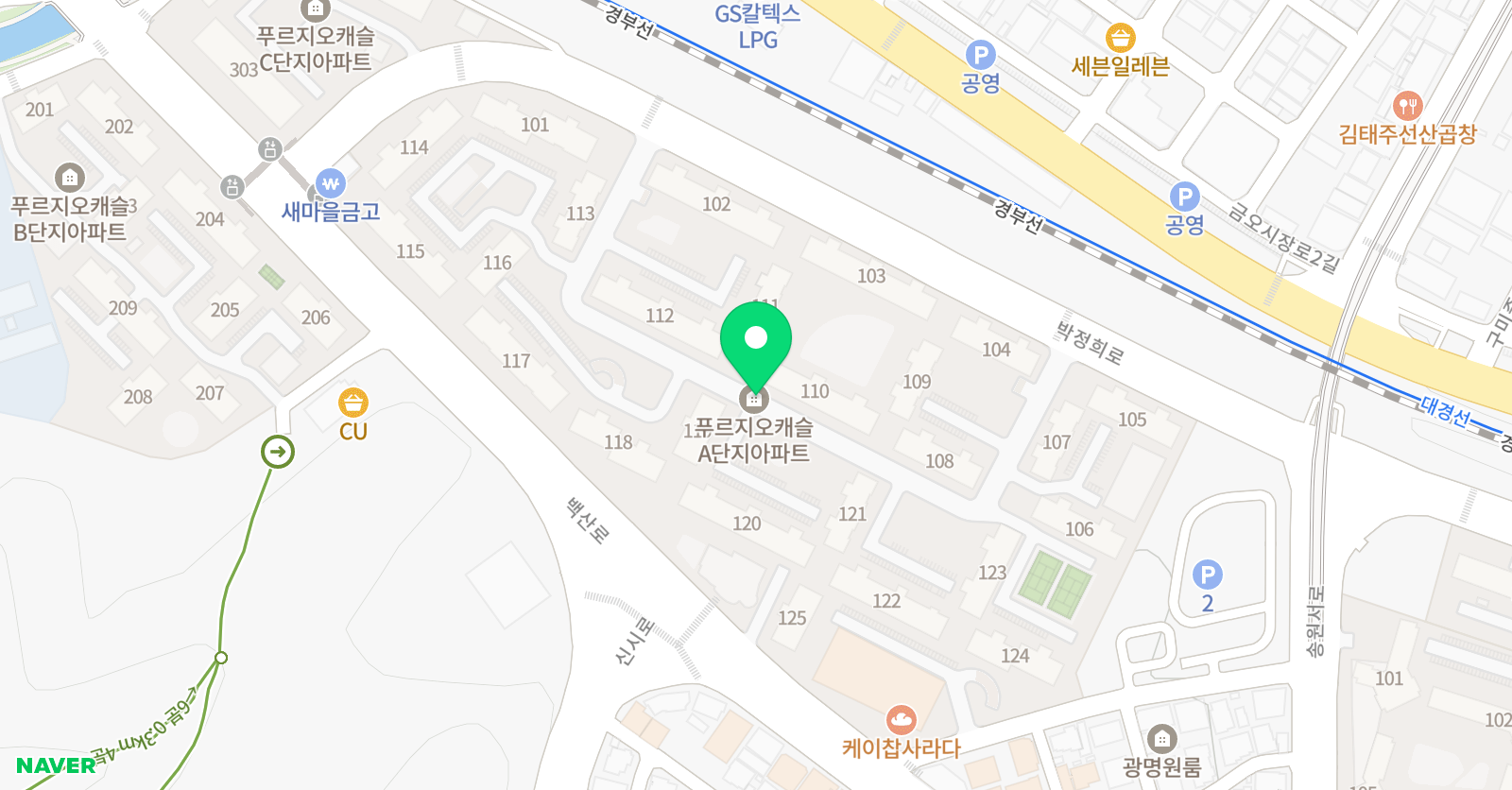 송정 딱풀리는수학 책통클럽학원 위치