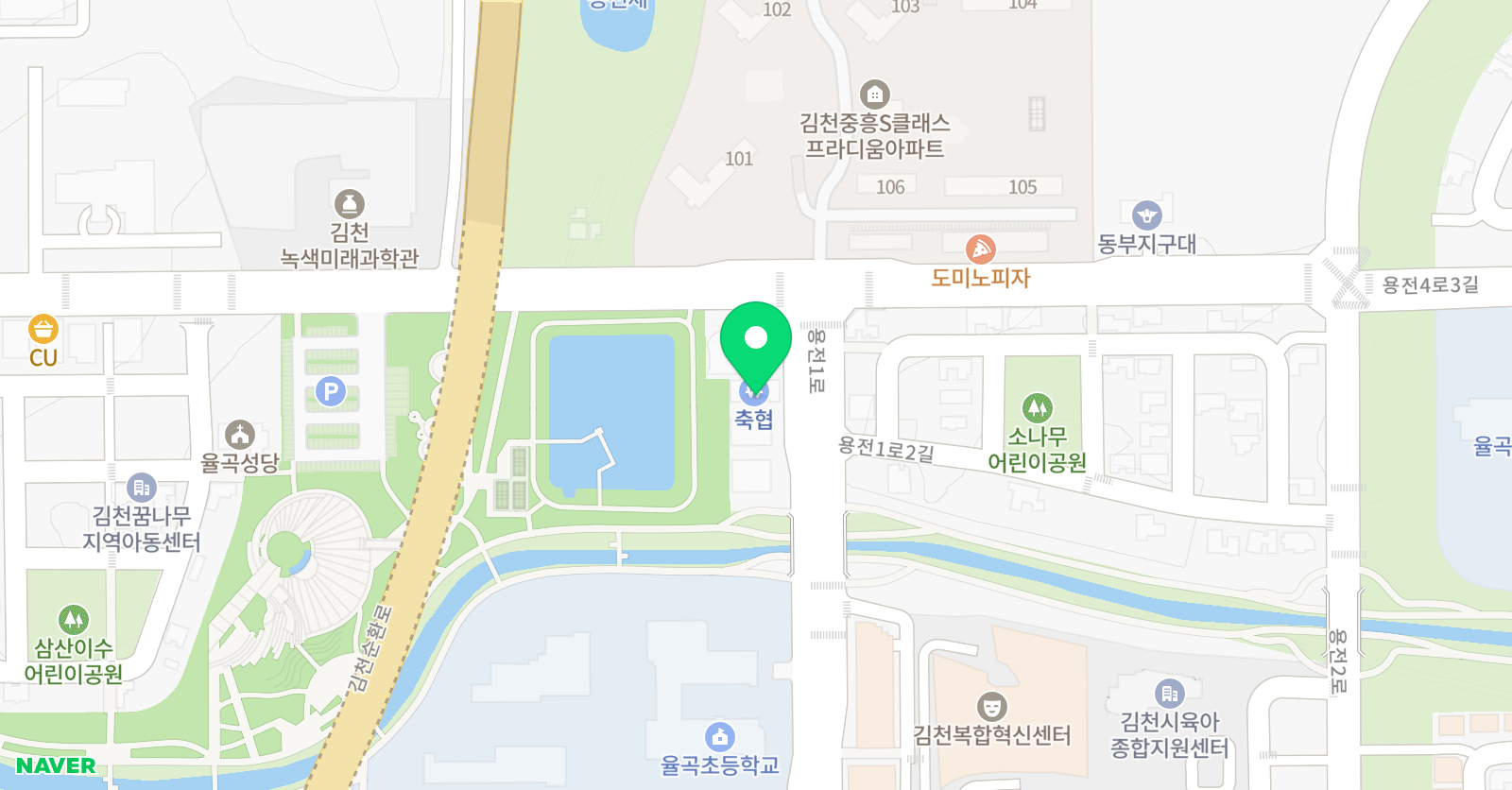 이든샘 영 수학원 위치