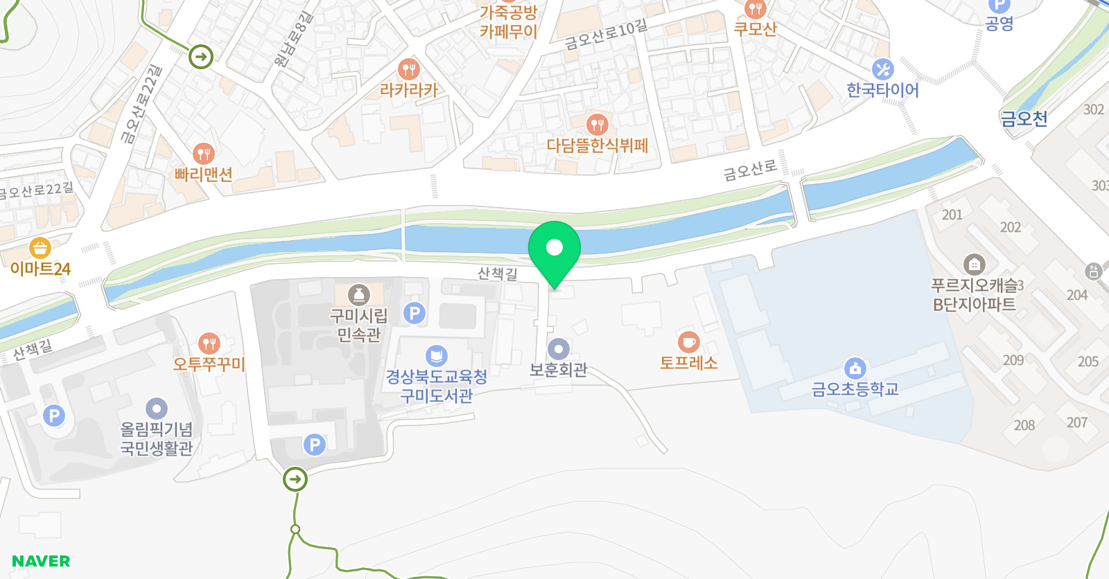 캘큐러스 수학전문학원 위치