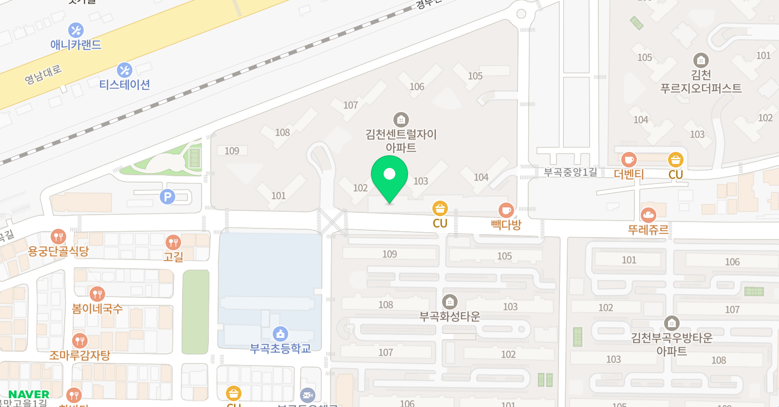 오늘더 피아노음악교습소 위치