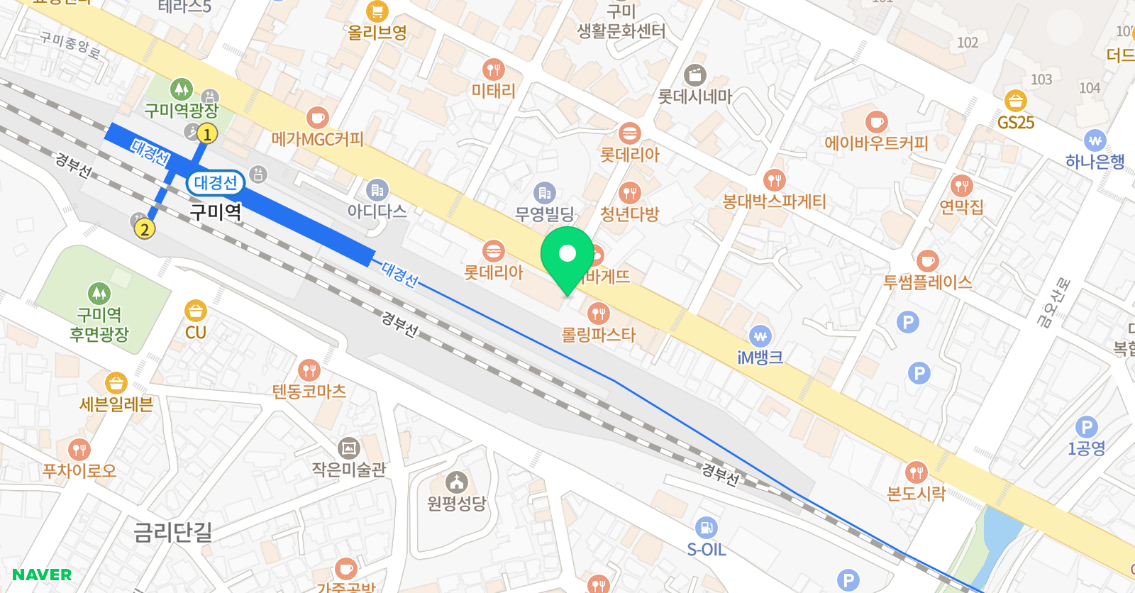 르네상스 만화미술학원 위치