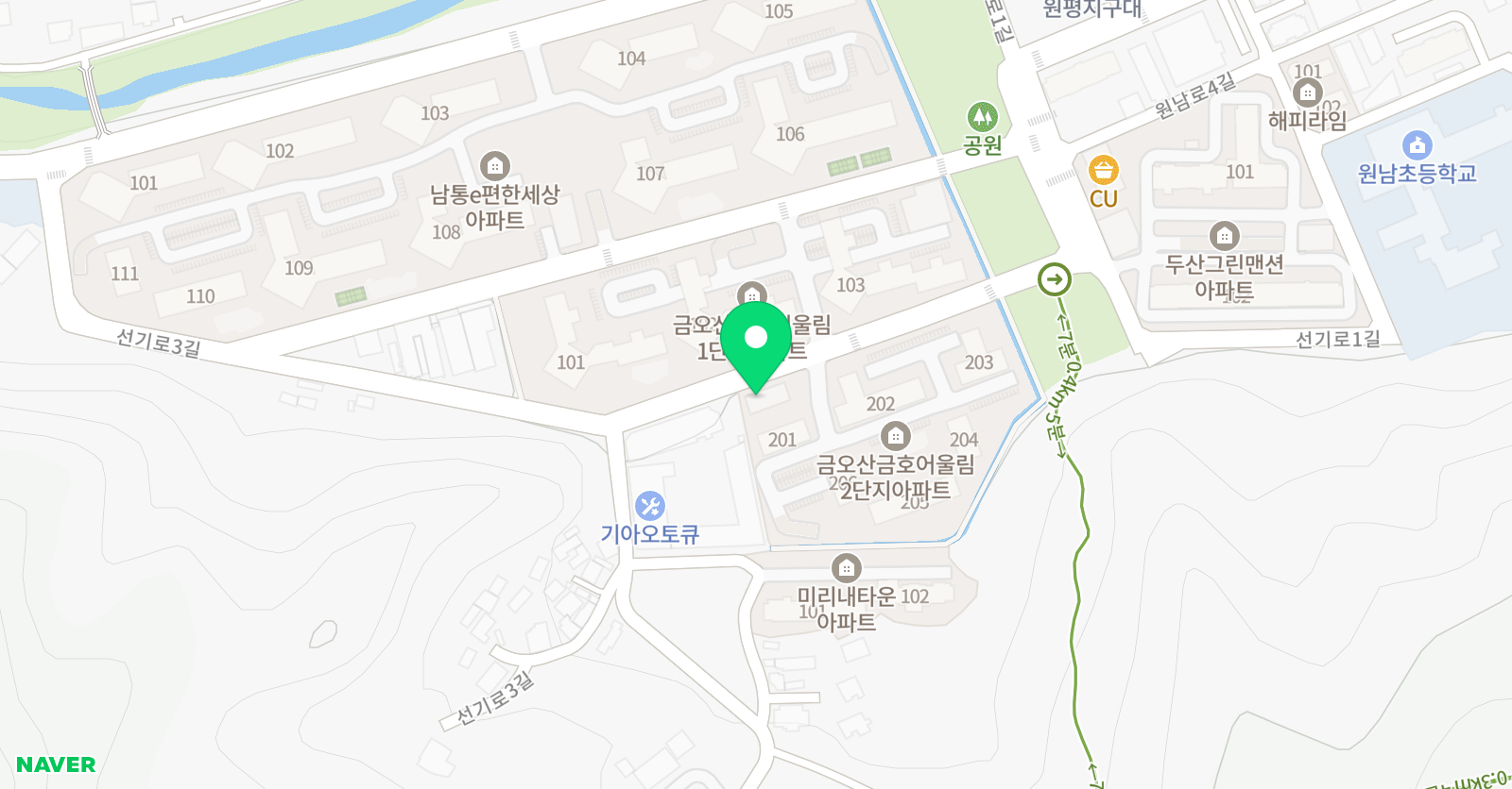 부엉이미술창의융합 미술교습소 위치