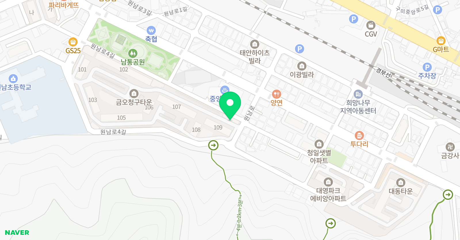 더프라임 학원 위치