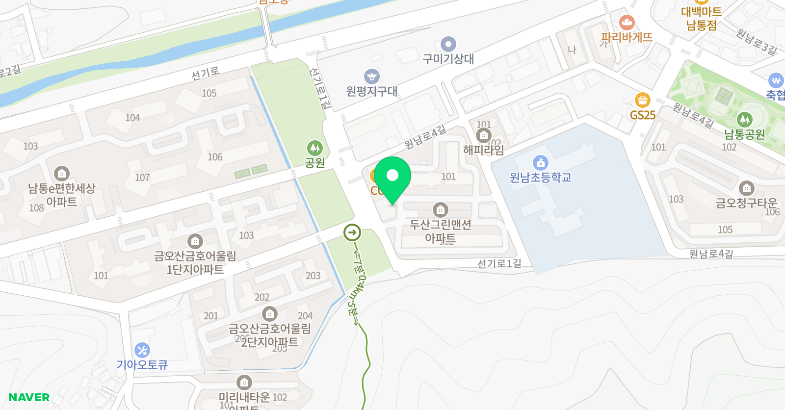 아이탑 태권도 위치