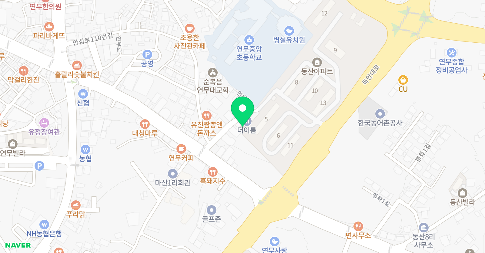 꿈꾸는음악교습소 위치