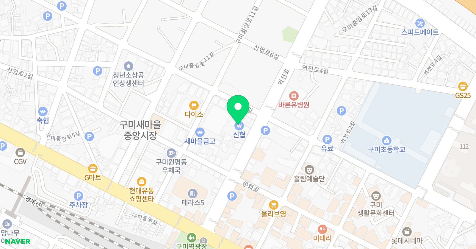 푸르넷 공부방 구미지점 위치