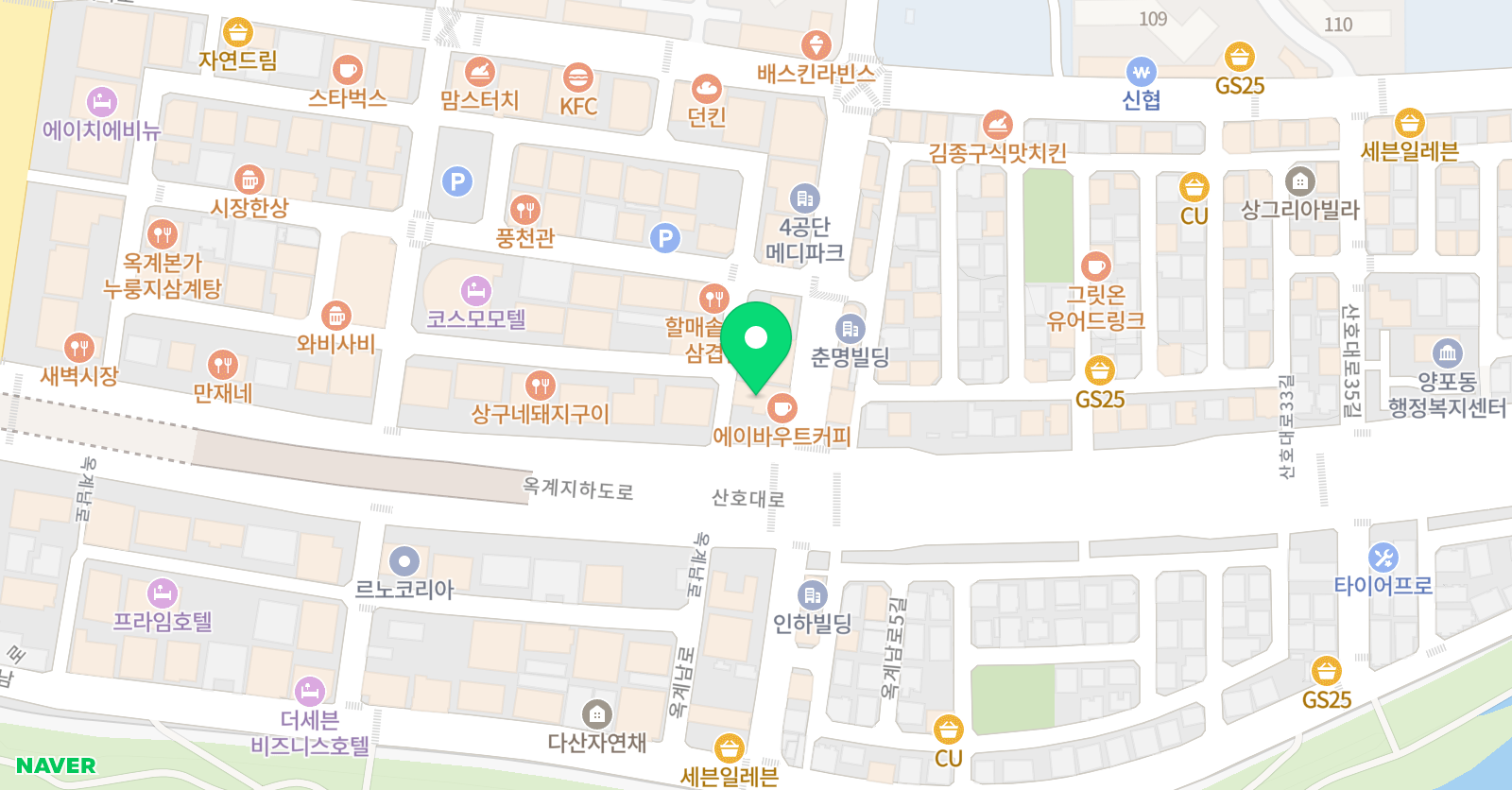 박정민 수학과학학원 위치
