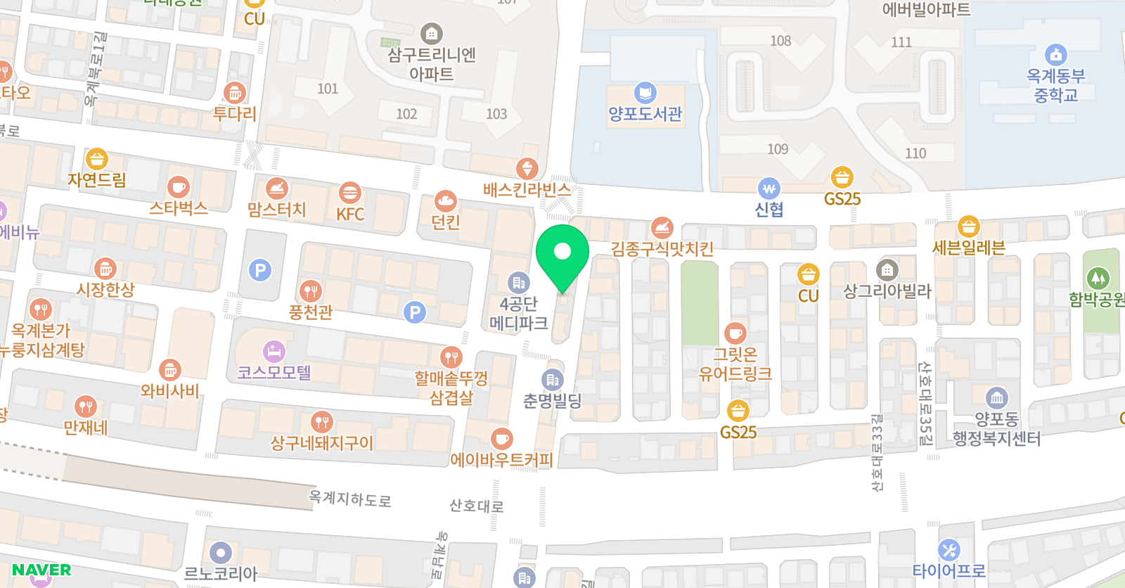 하버드 영어학원 위치