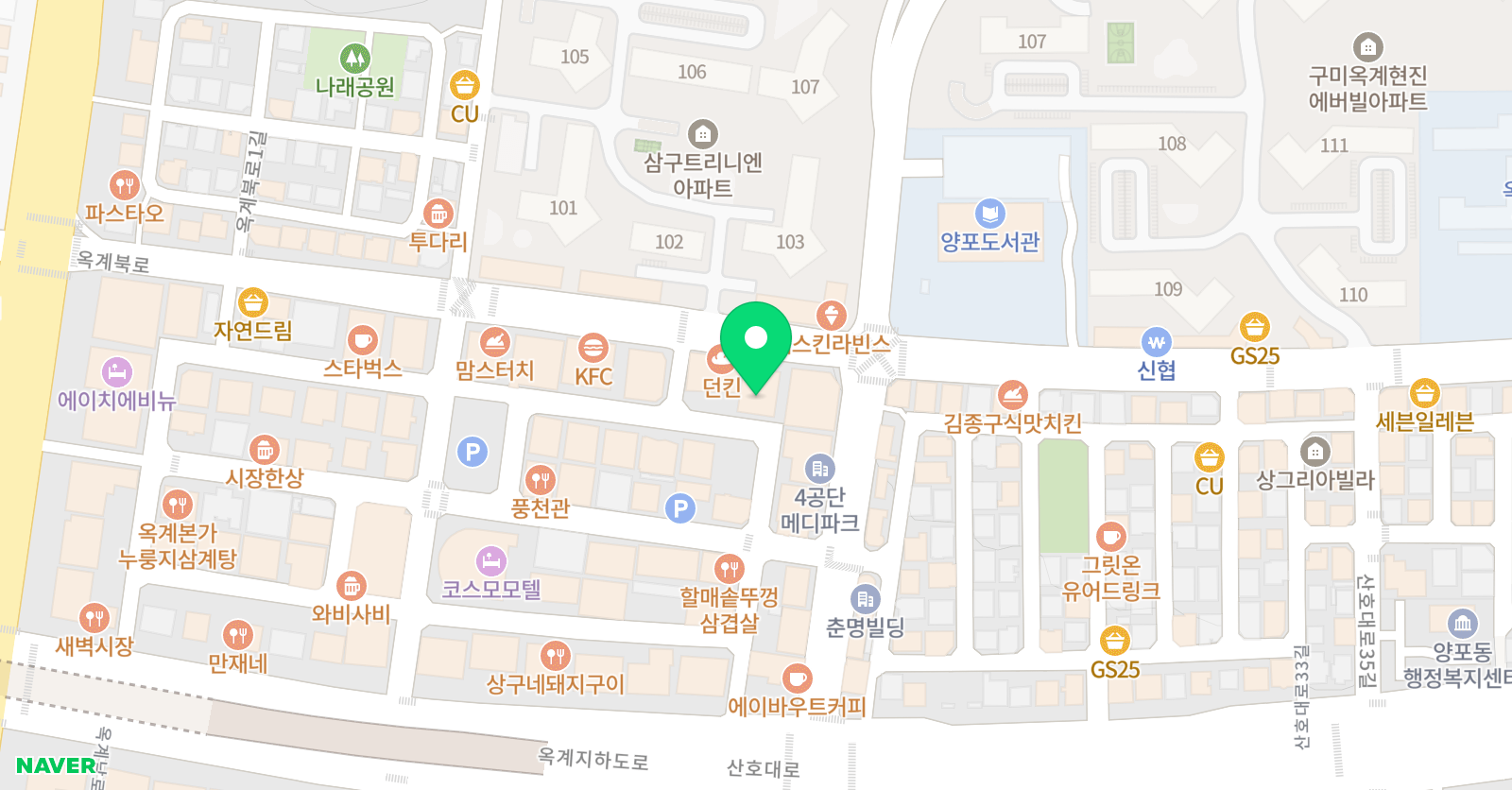 칠드런스포츠 아카데미 위치