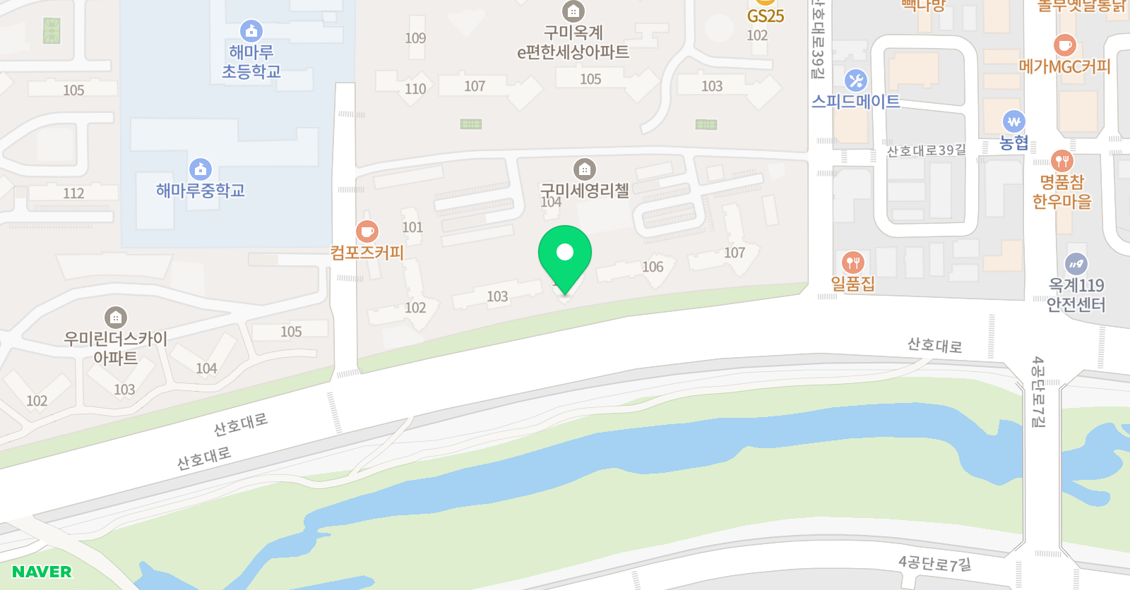 딱풀리는수학 세영리첼점 위치
