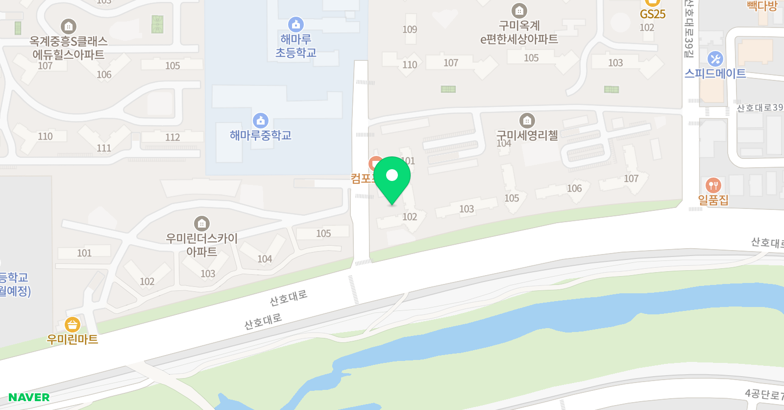 생각나무 독서논술 위치