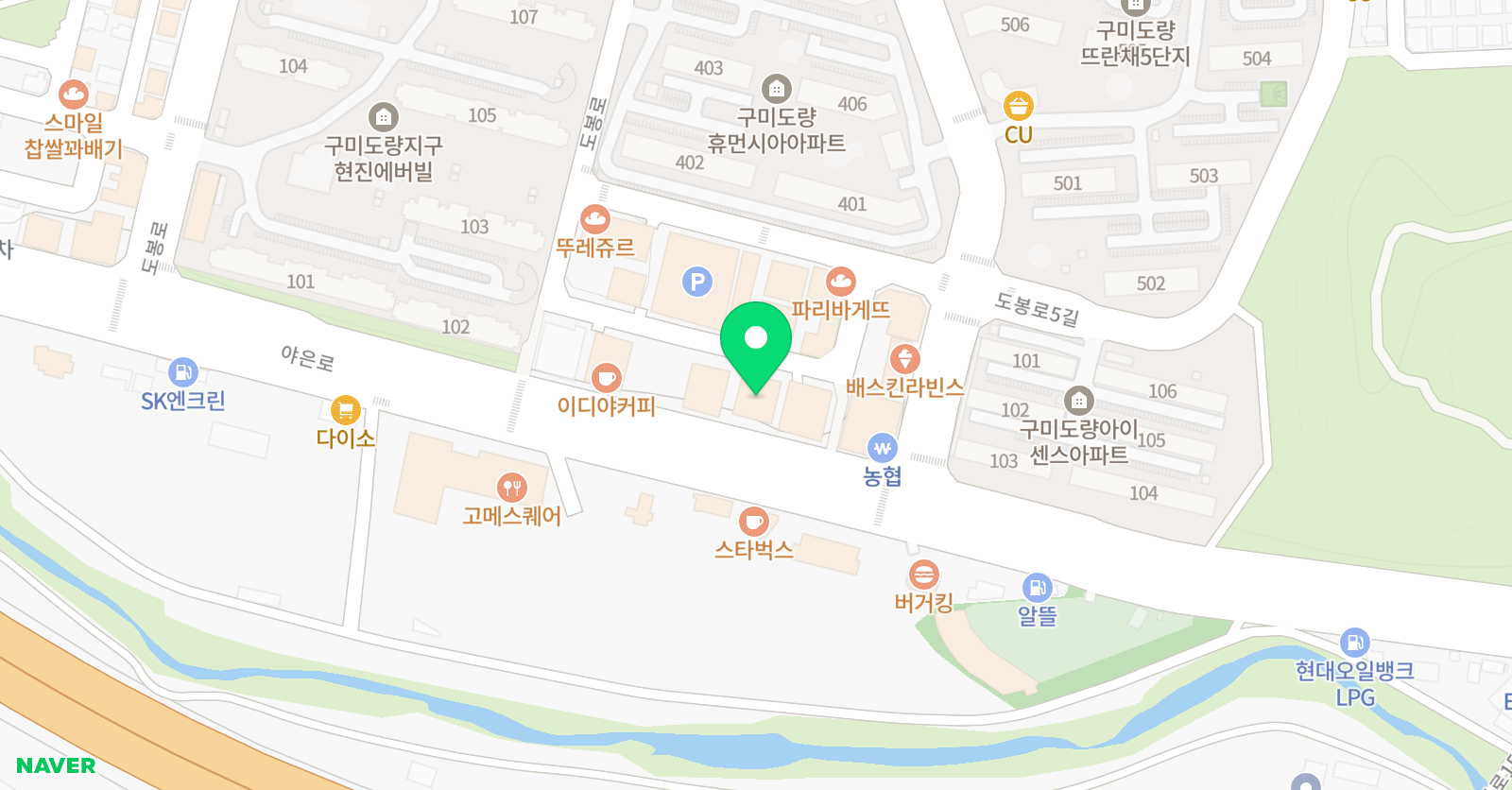 몬스터매스 초록창의사고력수학 교습소 위치
