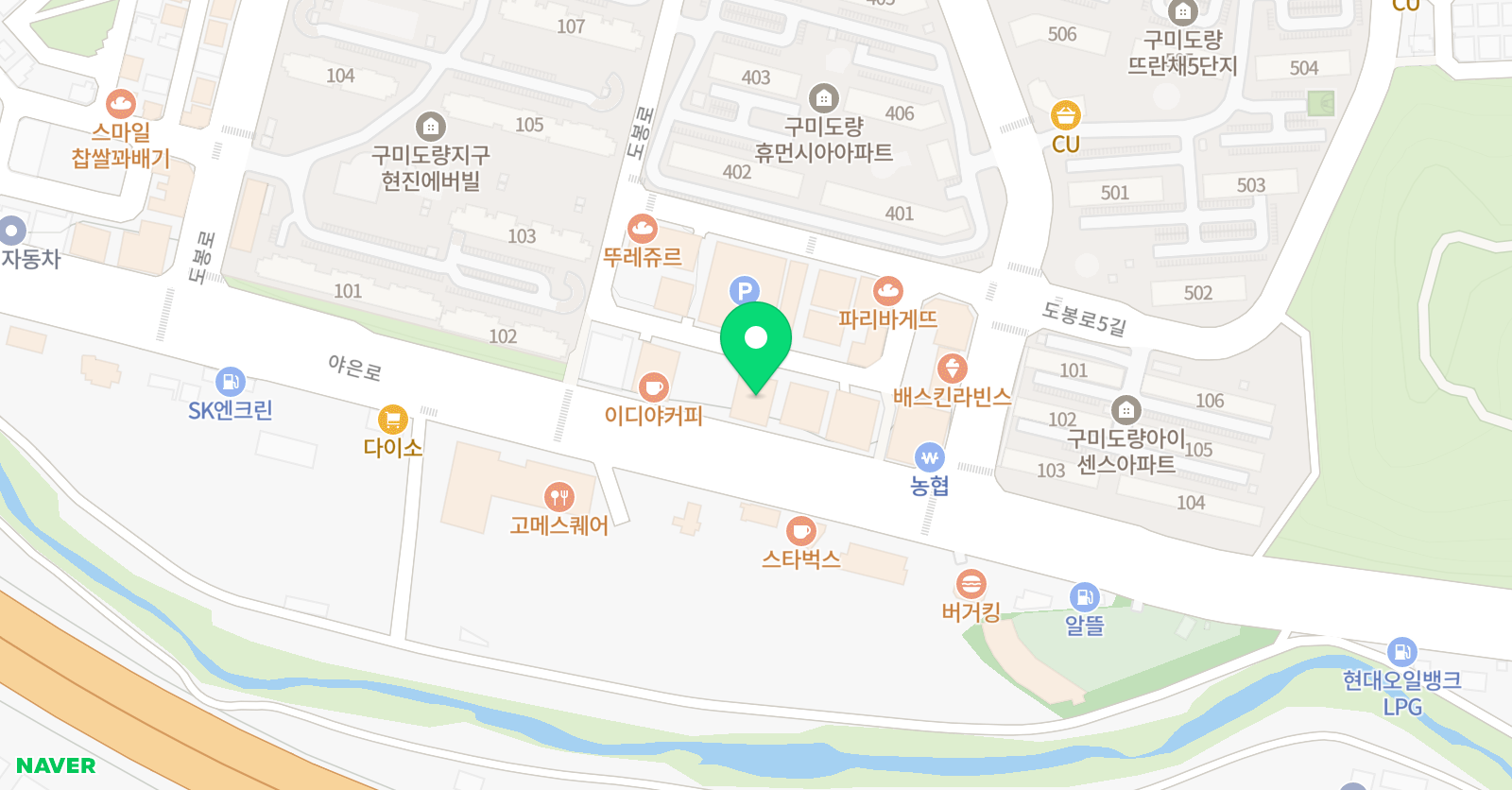 태풍 태권도장 위치
