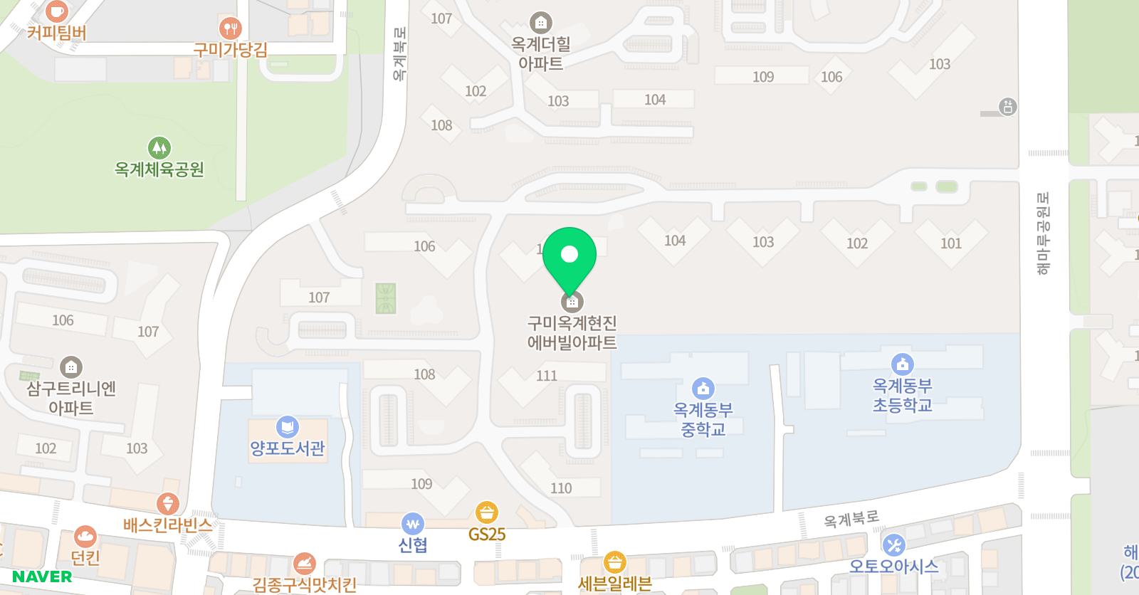 3030영어 옥계러닝센터 위치