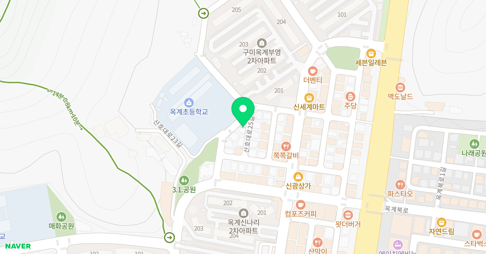 플러스 학원 위치