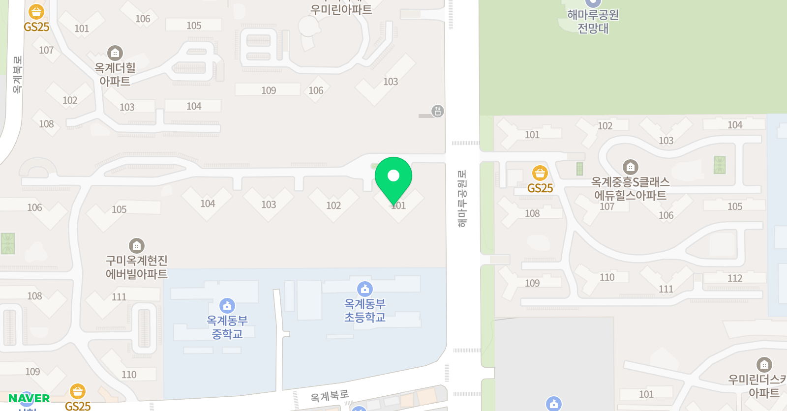 현진 딱풀리는수학 공부방 옥계 위치