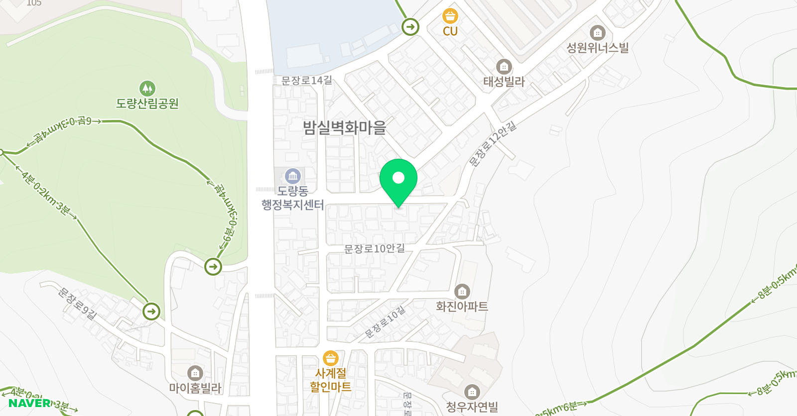 박쌤 영어학원 위치