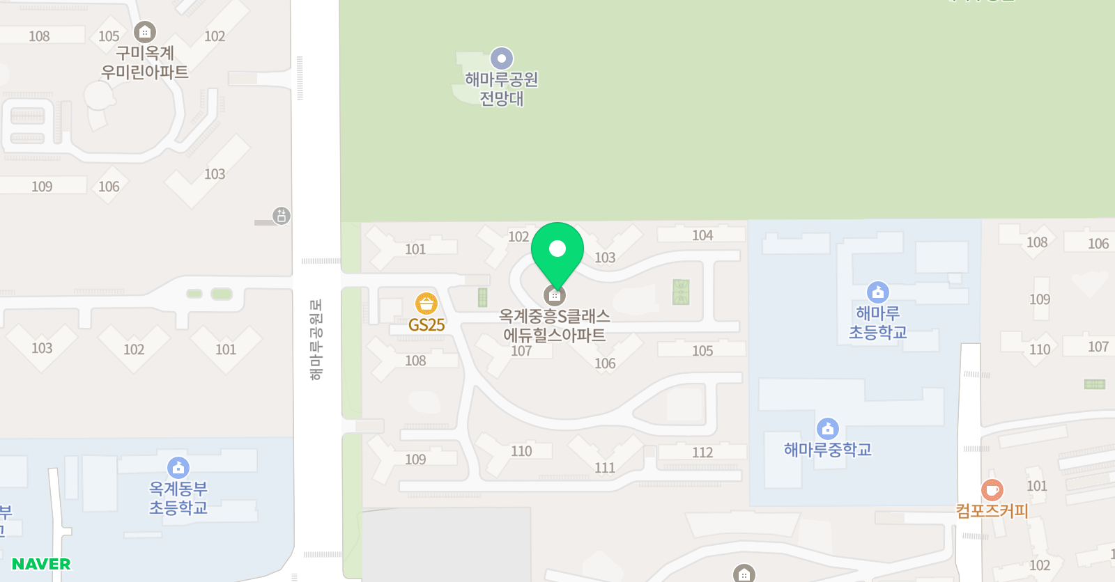 옥계중흥서우 공부방 위치