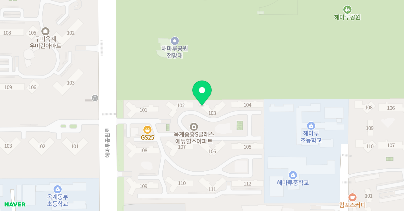 3030 영어 해마루러닝센터 위치