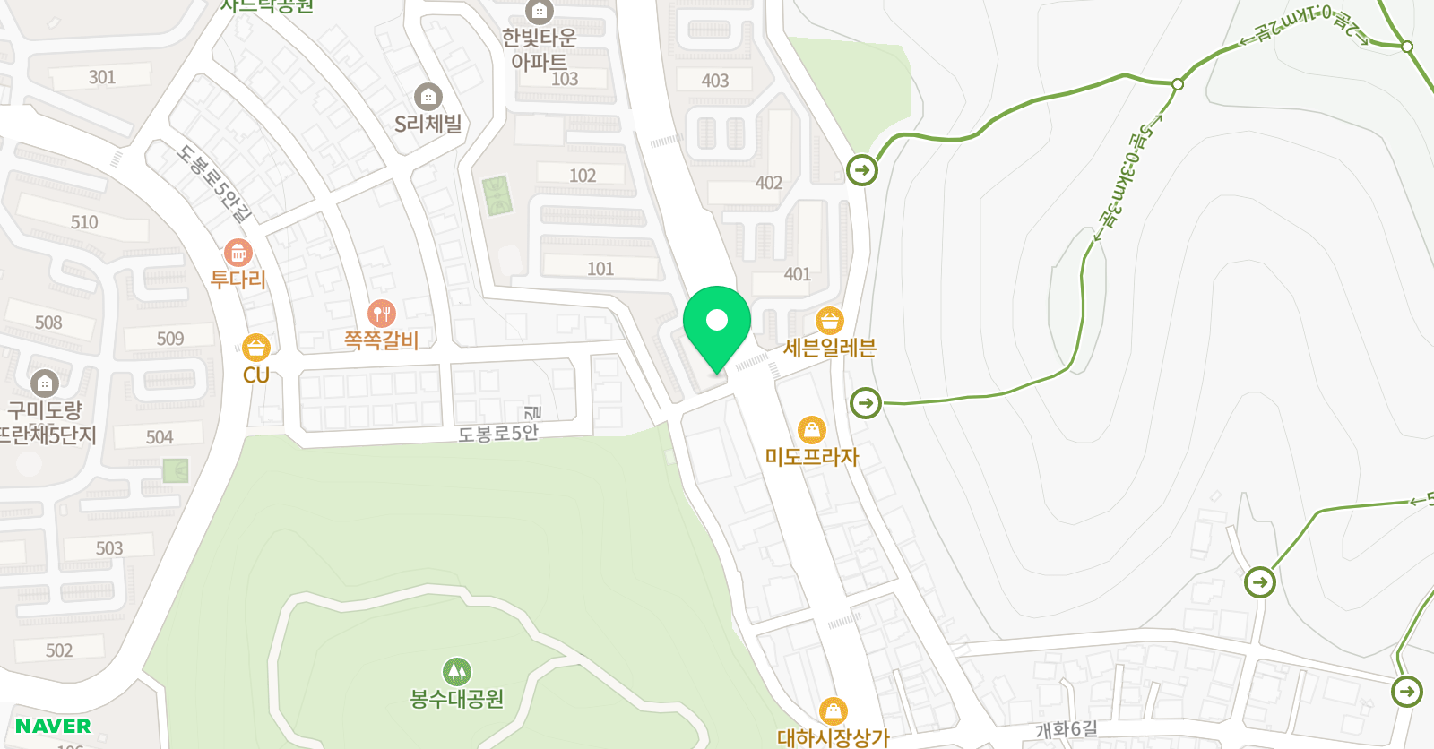 크누 학원 위치