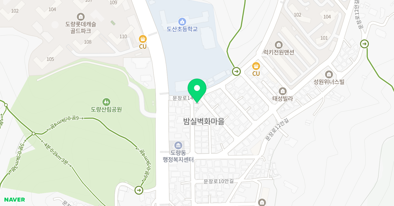 비욘드잉글리쉬 어학원 도량캠퍼스 위치