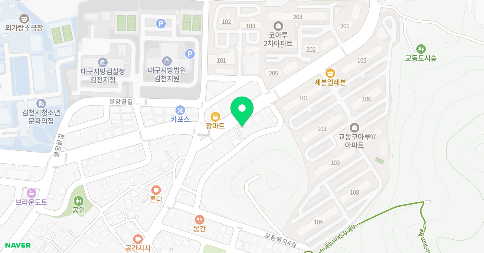 와이비엠잉글루 영어교습소 위치