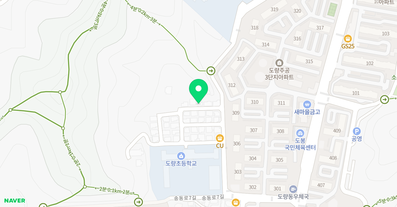 윤선생영어숲 영어숲 구미도량야은 위치