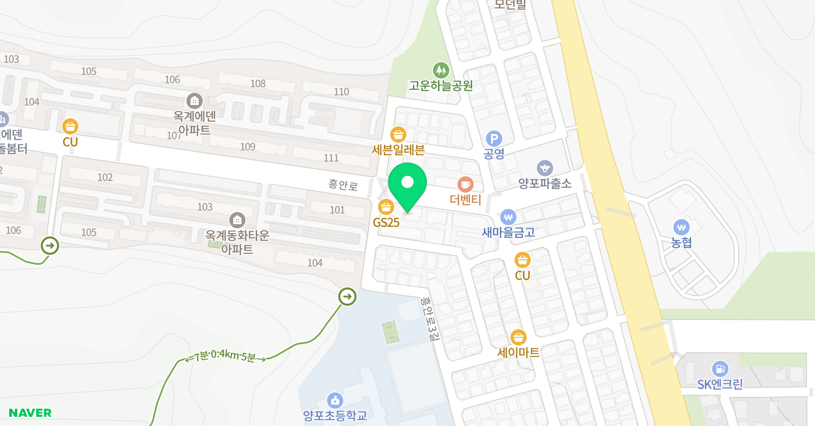 제우스 영수학원 위치