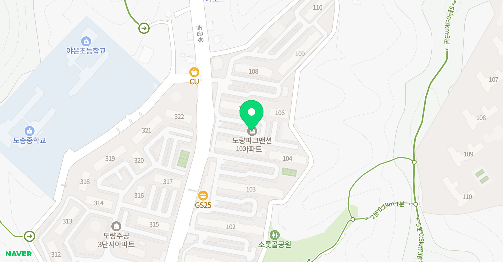 한선생 수학교실 위치