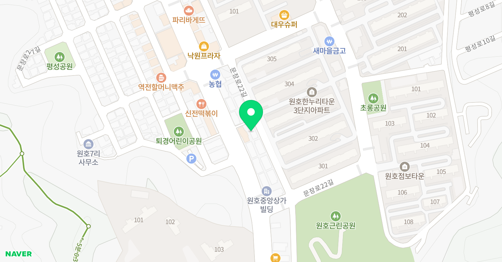 인서울 영어학원 구미원호분원 위치