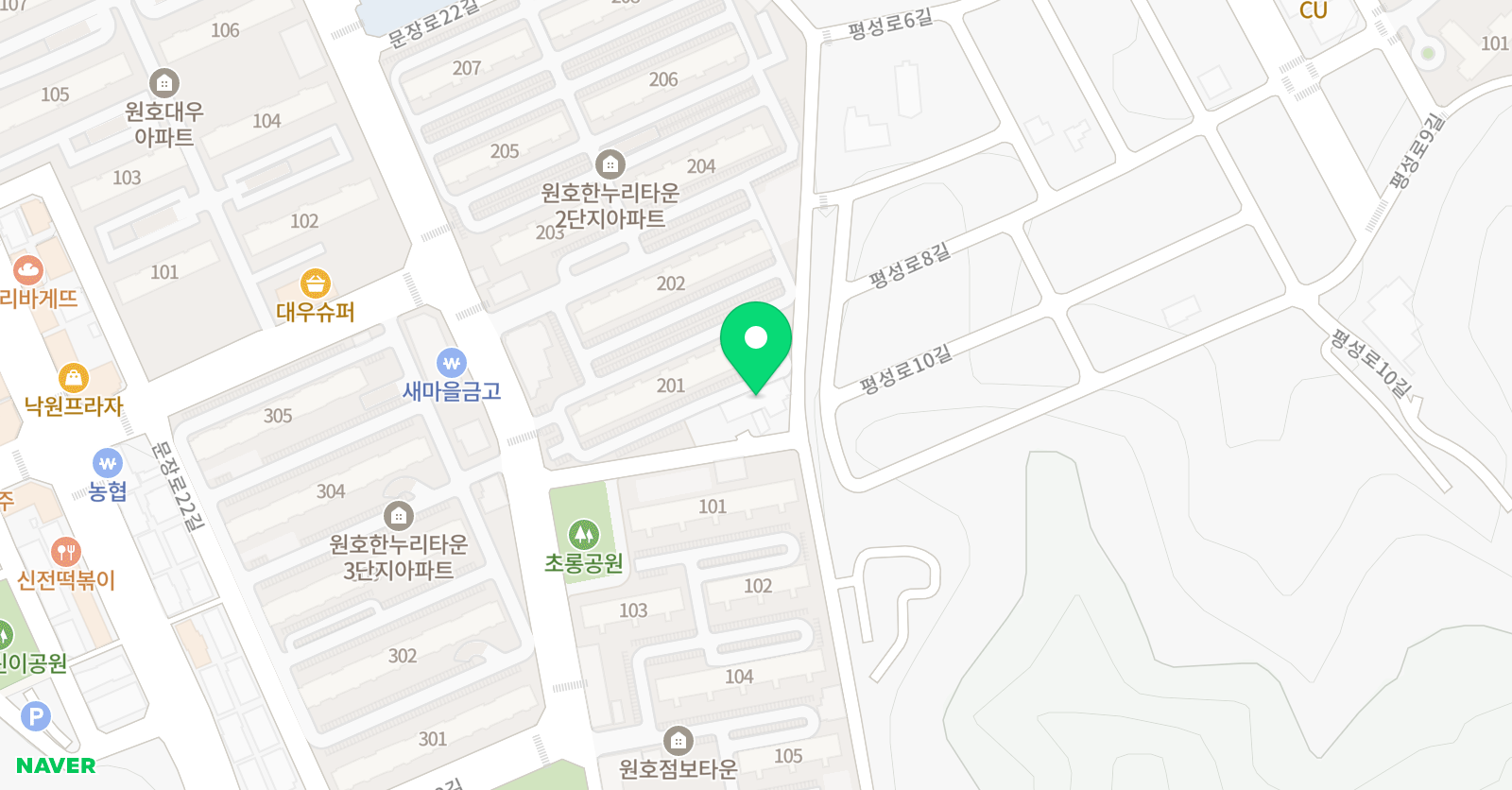 한누리예스셈 위치