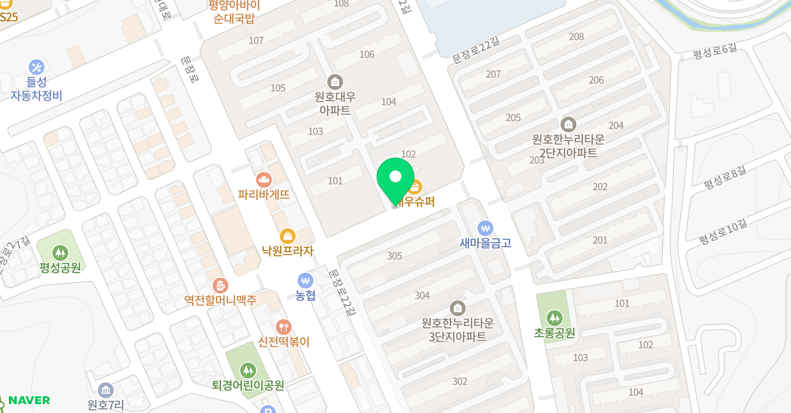 한우리 독서토론논술 위치