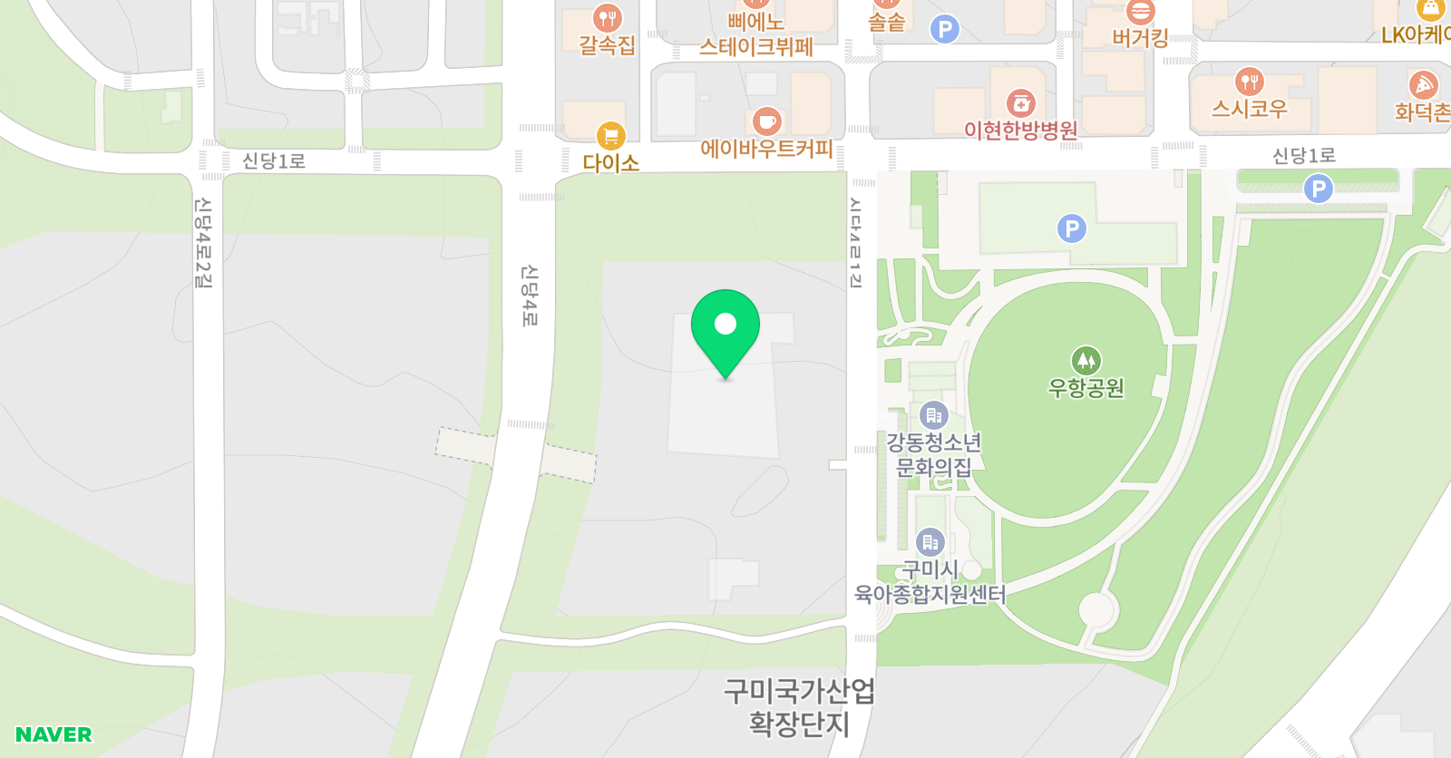 샬롬코리아 사커스쿨 위치