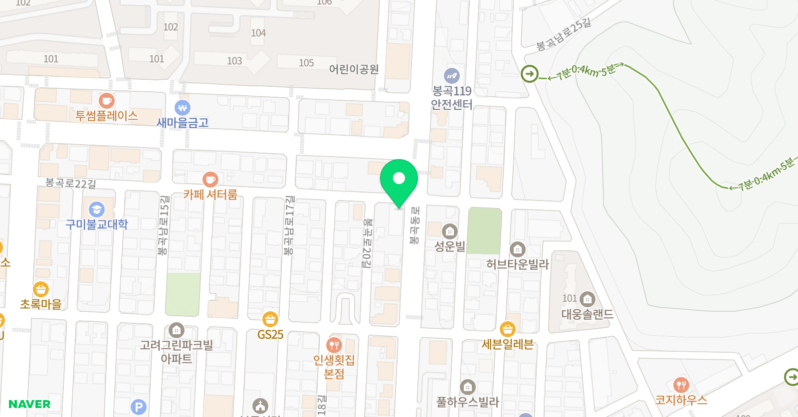 MS스포츠아카데미 위치