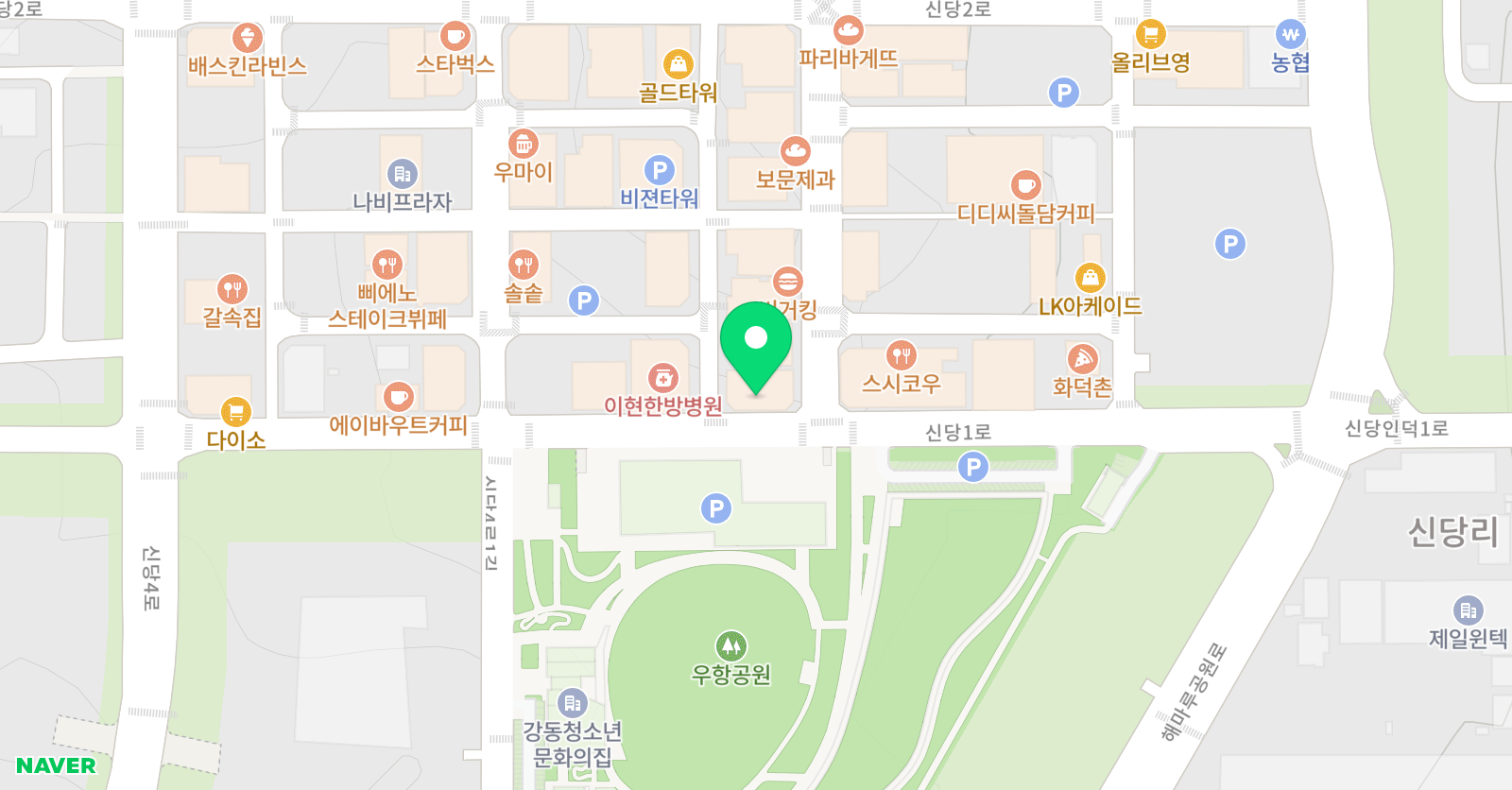 원앤원 수학학원 위치
