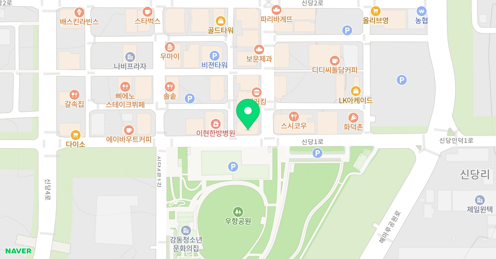 인디고차일드 잉글리시 구미브랜치 위치