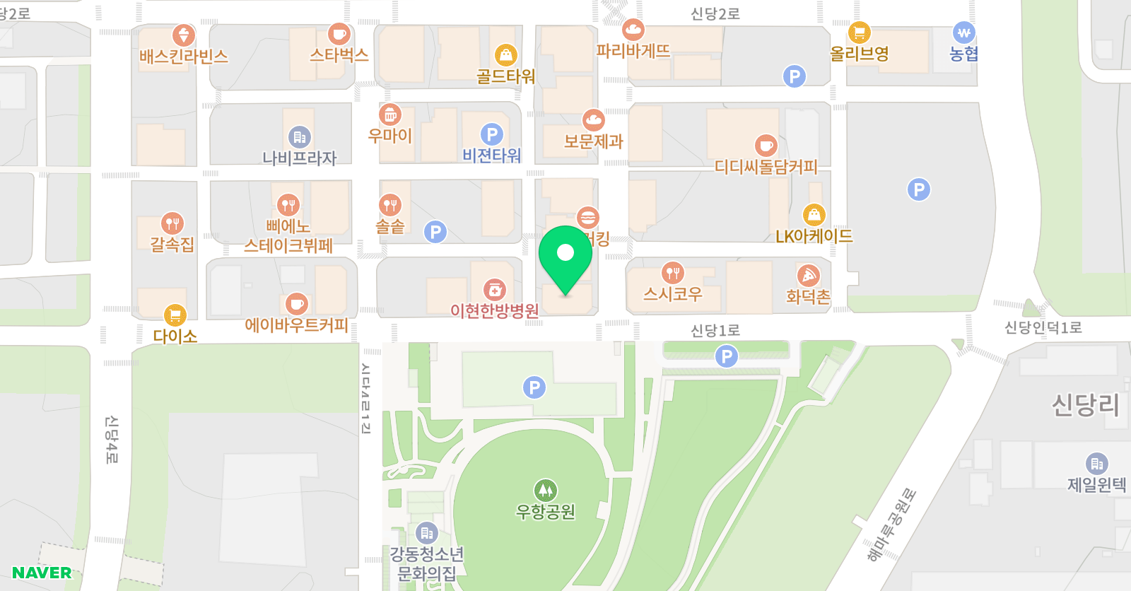 장쌤 국어입시학원 위치