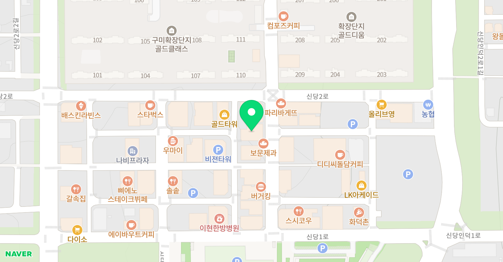 곰쌤 학원 위치