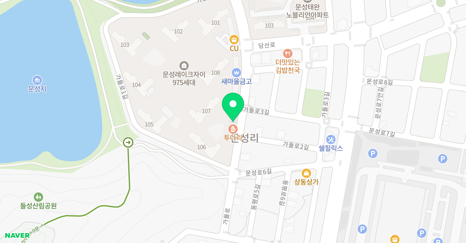 플라톤 독서토론논술교습소 문성점 위치