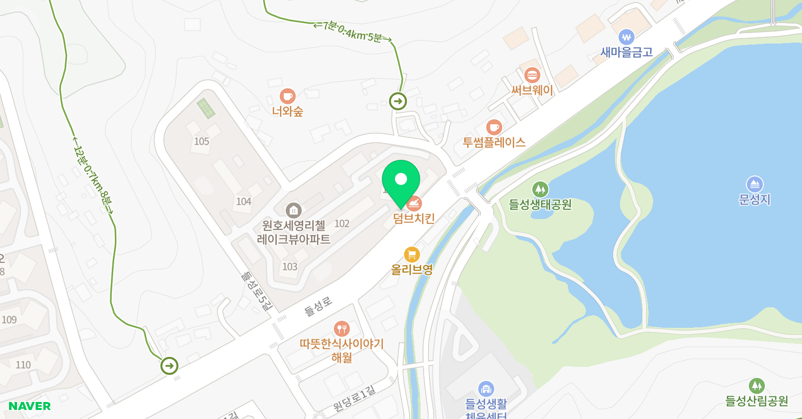 유니팝원호문성센터 미술교습소 위치