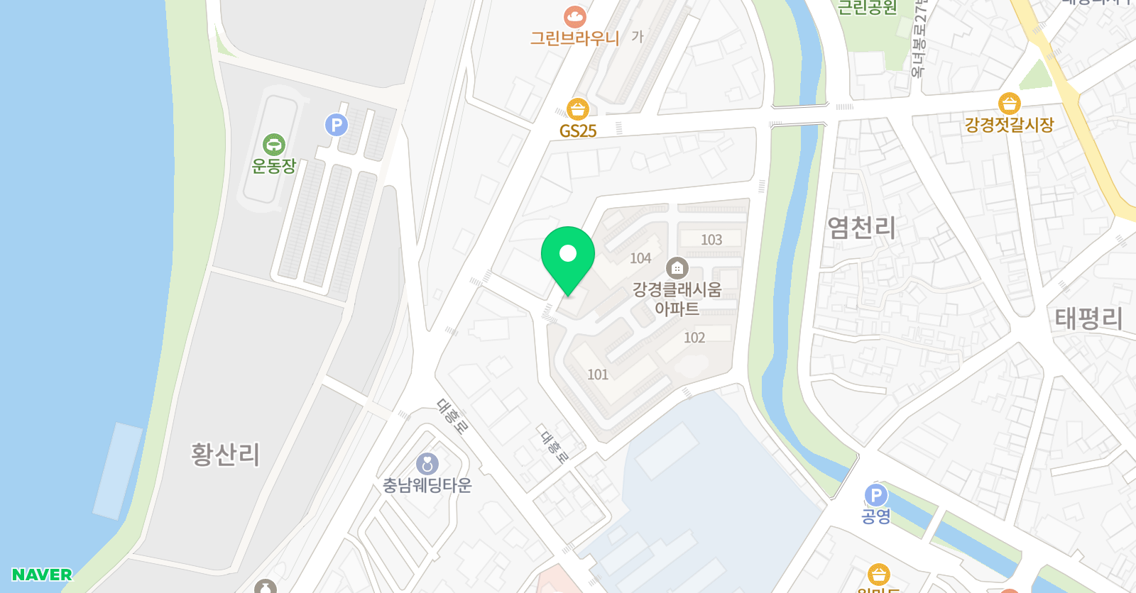 용호 태권 전문도장 위치