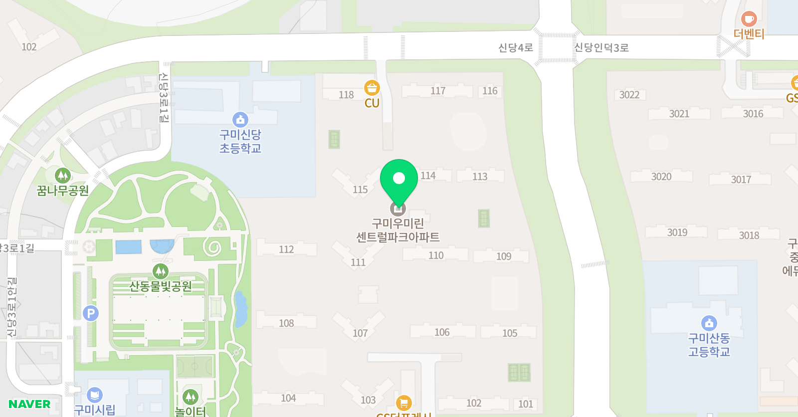 비상 잉글리시아이 우미린센트럴파크점 위치