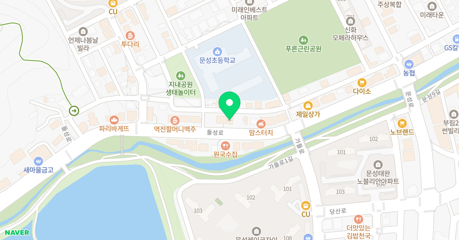 플랫폼 수학과학학원 위치