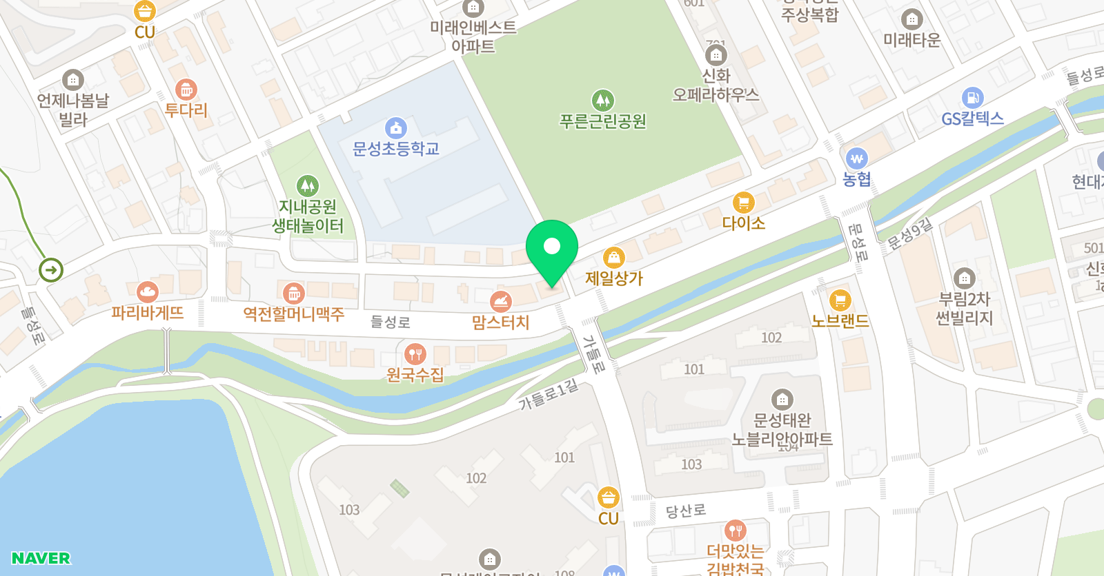 한우리 독서토론논술 구미문성2독서교실 위치