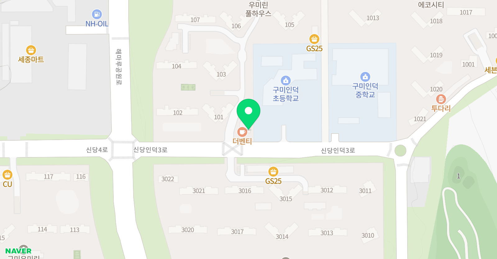 더함 미술교습소 인덕리점 위치