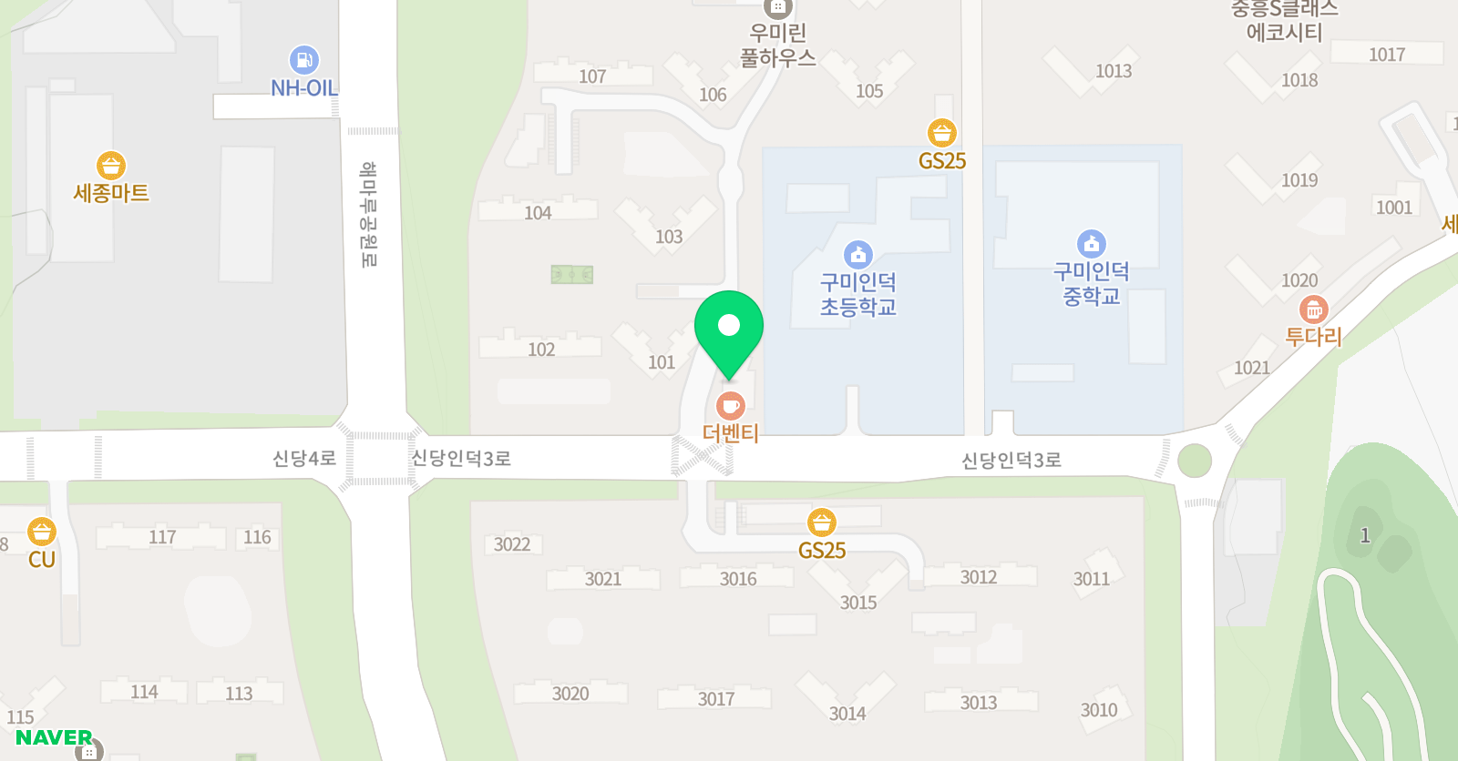 용인대현진 태권도장 위치