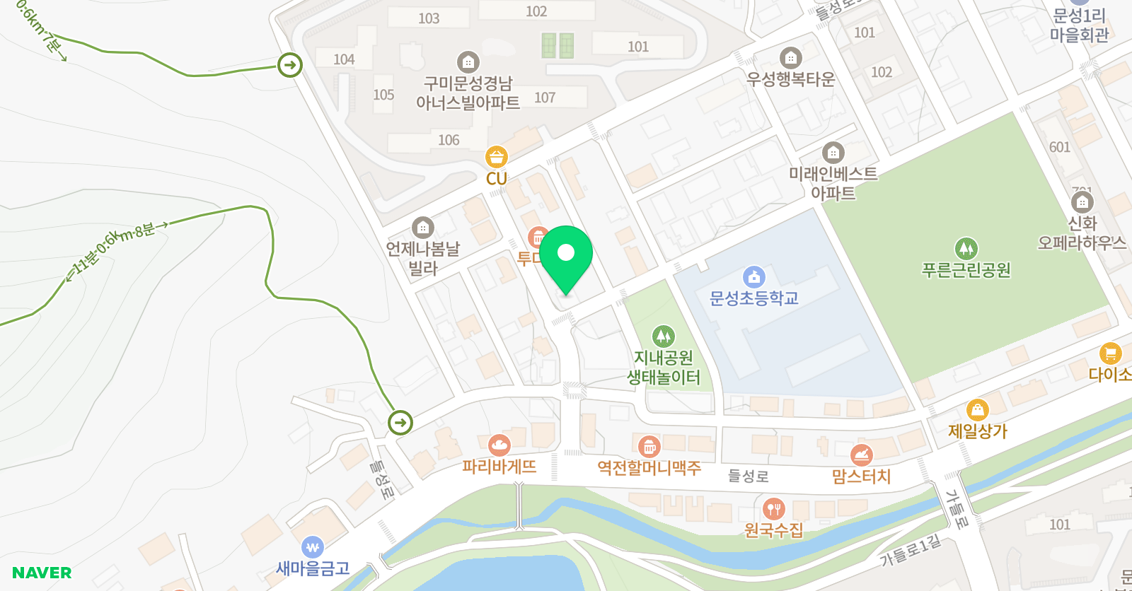 윤선생 IGSE 구미문성점 위치