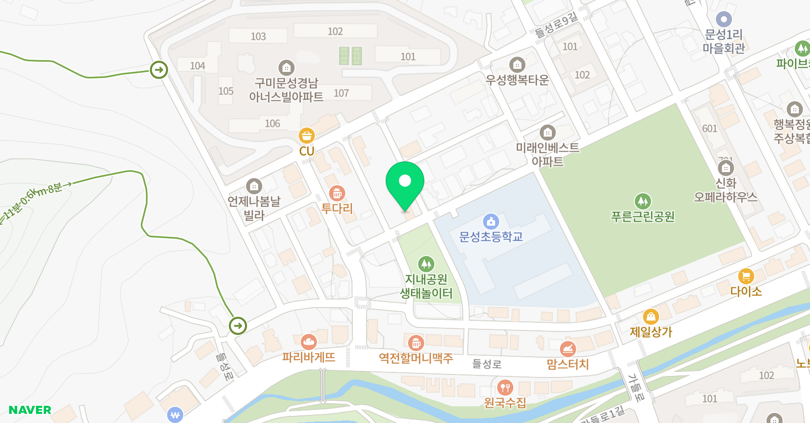 스위치온 수학 독서 논술 학원 위치