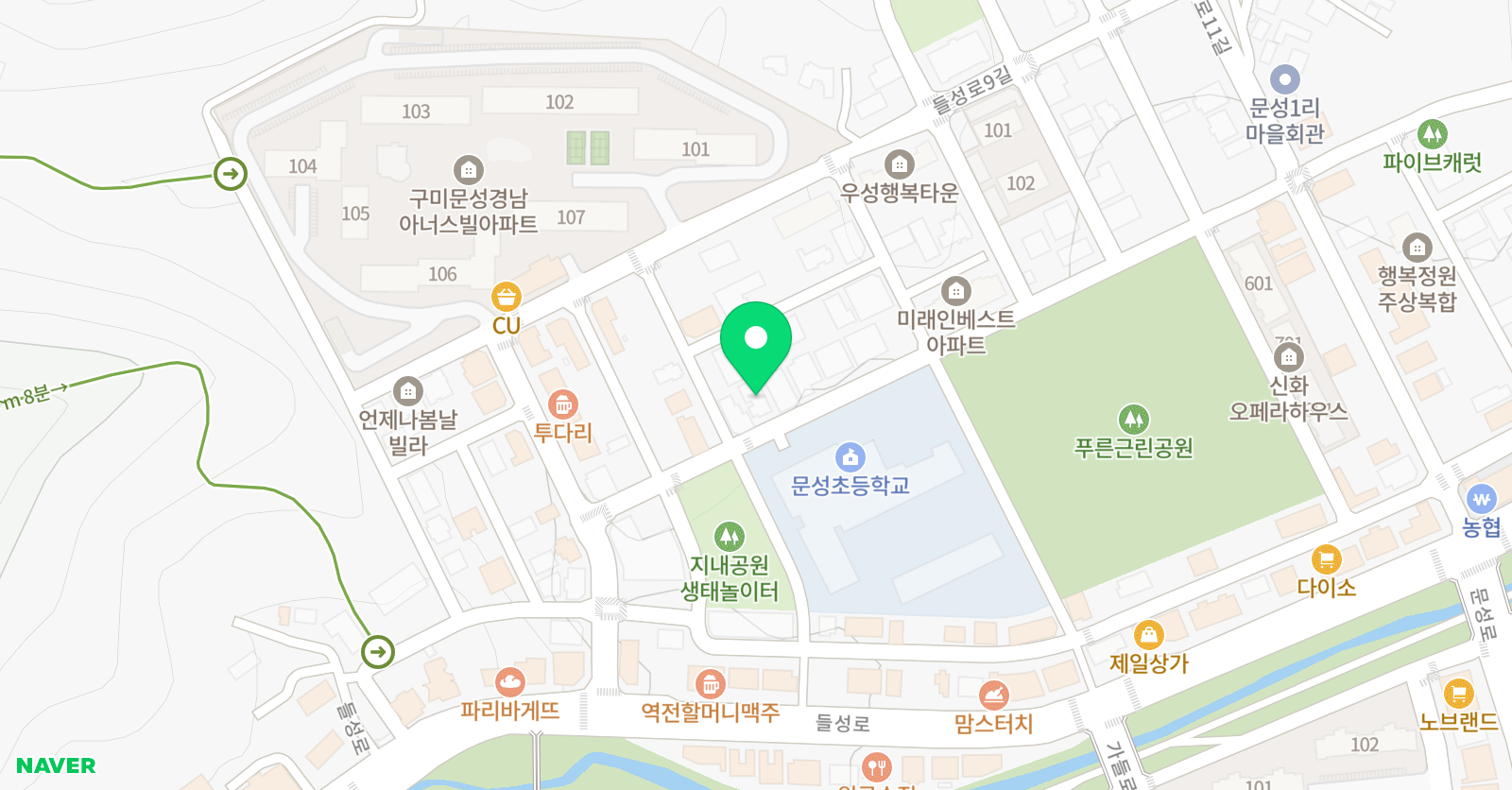 뮤엠 영어 KEM입시학원 위치